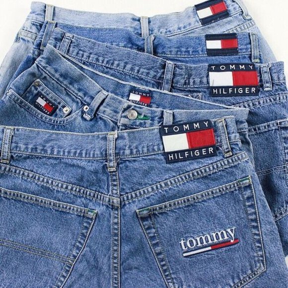 Tommy Hilfiger Denim - Vintage 90's Tommy Hilfiger Mom Wide Leg Jeans